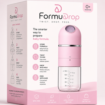Baby Bottle with Formula Compartment