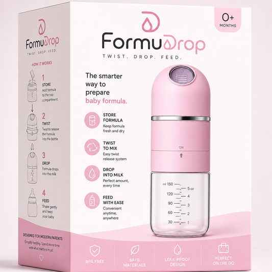 Baby Bottle with Formula Compartment